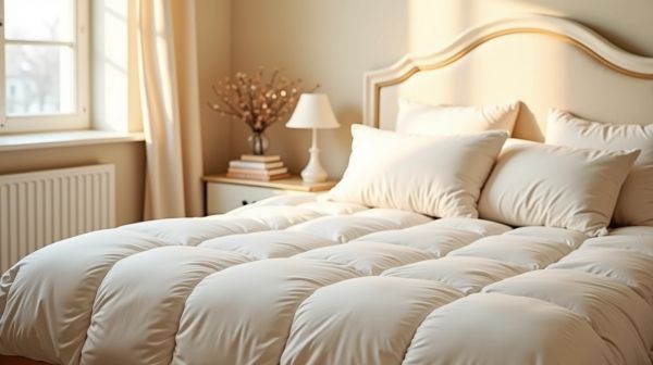 Confort optimal avec une couette tempérée pour toutes les saisons