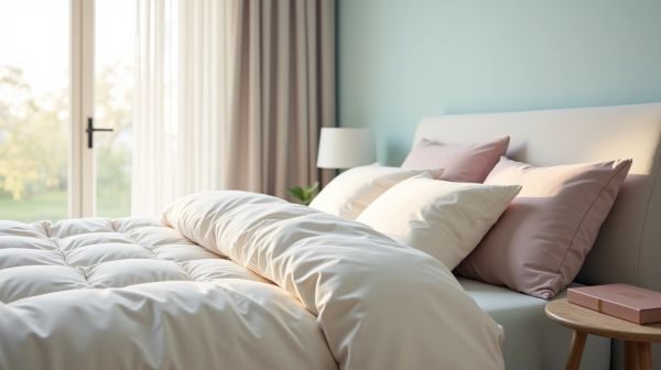 Confort optimal avec une couette tempérée pour toutes les saisons