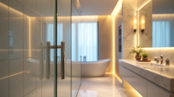 Guide des portes coulissantes pour optimiser votre salle de bain